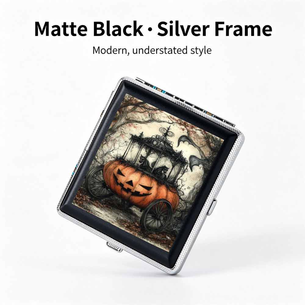 Wallets - Metalowy portfel – vintage etui na