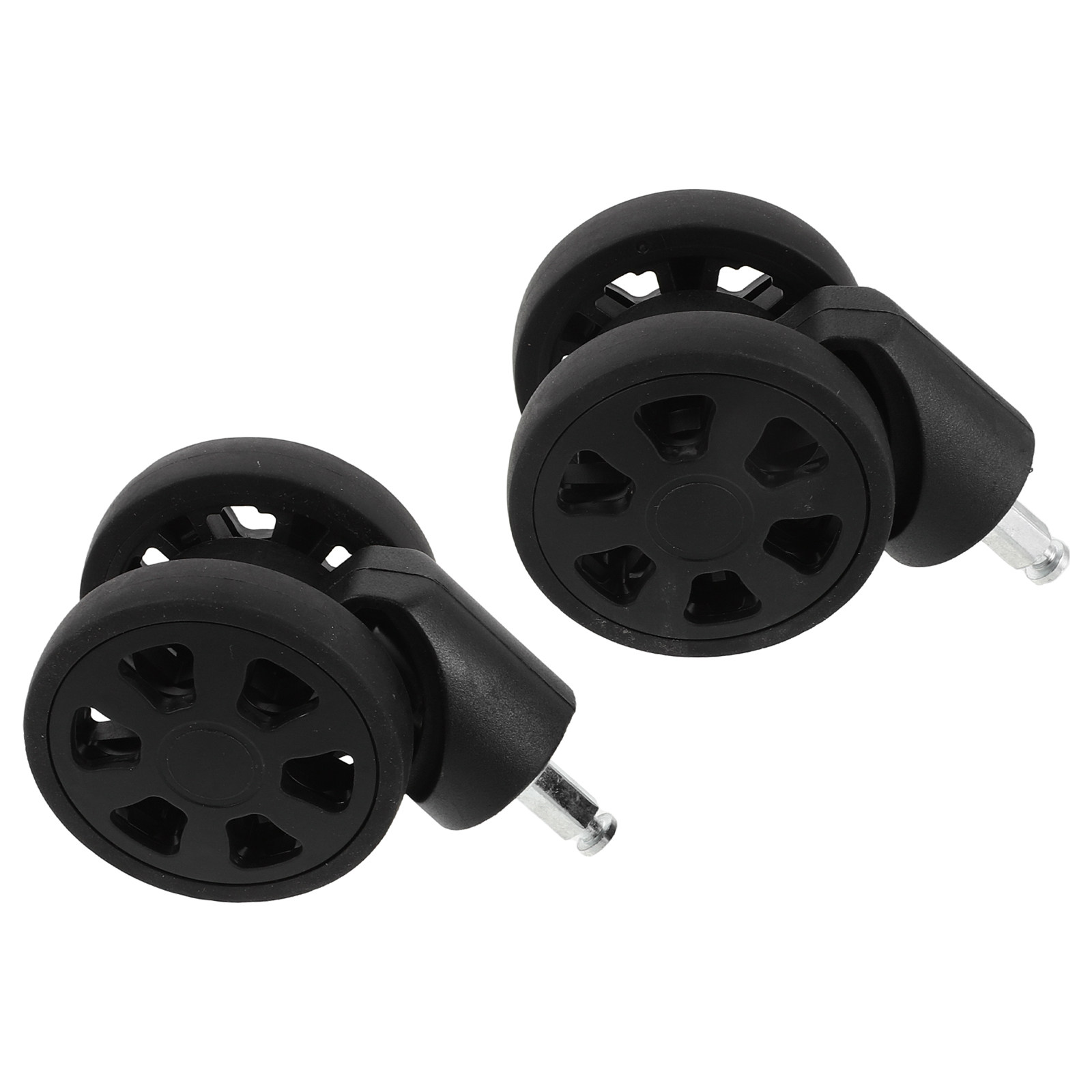 Silent Replacement Luggage Wheels - 2 sztuki uniwersalnych kółek do walizek,