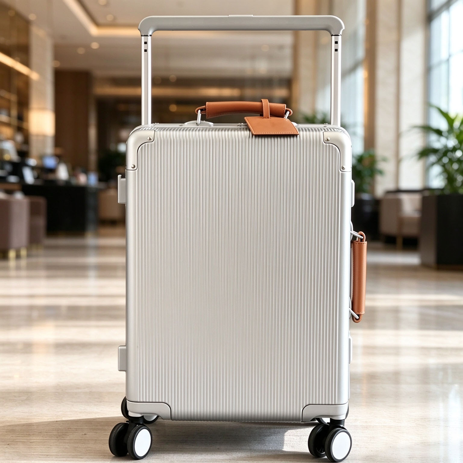 Aluminum Frame Carry On Luggage - Wysokiej jakości walizka z szerokimi uchwytami,