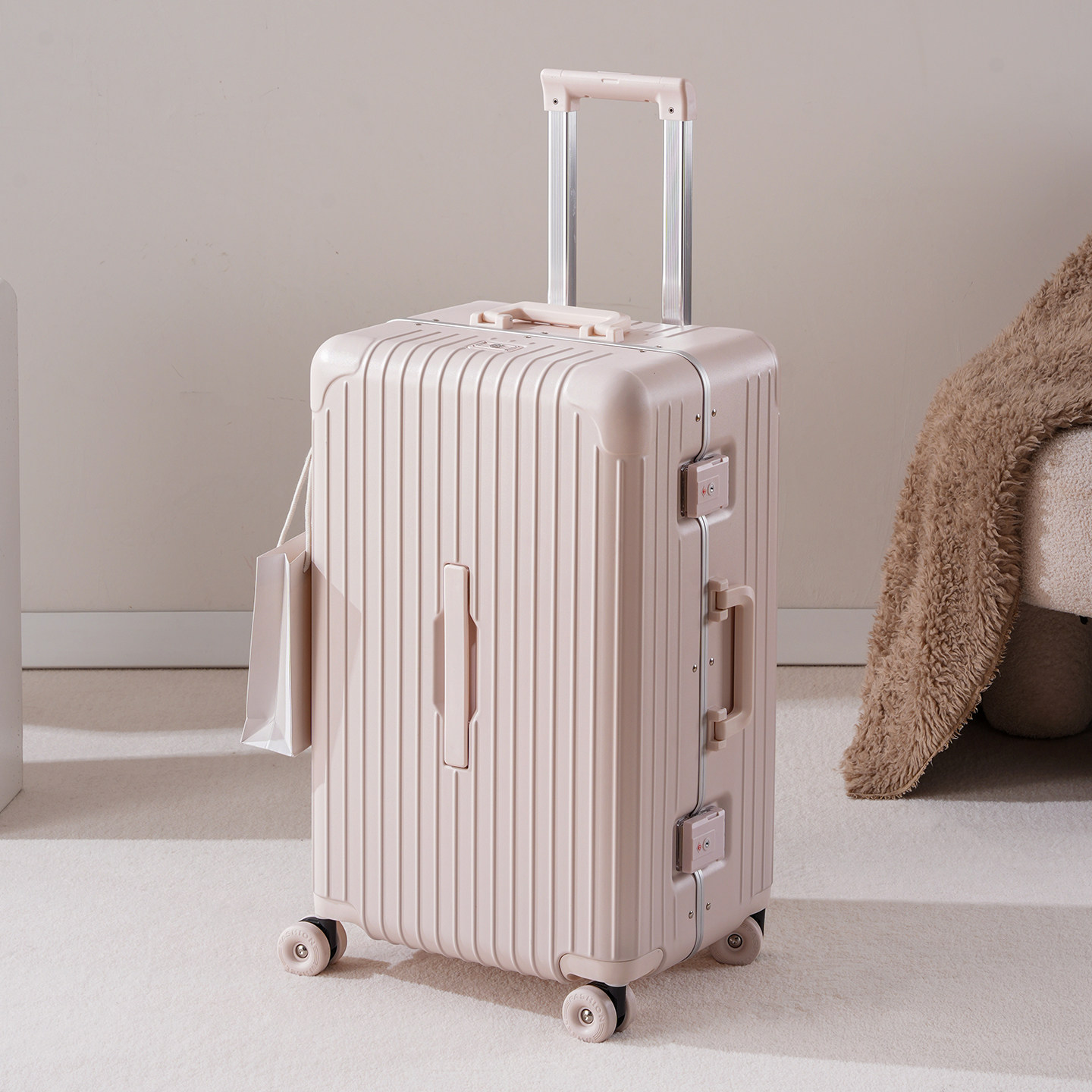 Aluminum Frame Carry On Luggage - Nowa walizka z aluminiową ramą 20''