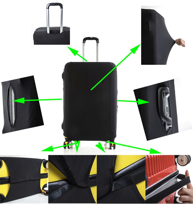 Elastyczny pokrowiec ochronny  – Luggage Protective Cover Transparent recenzja i cena