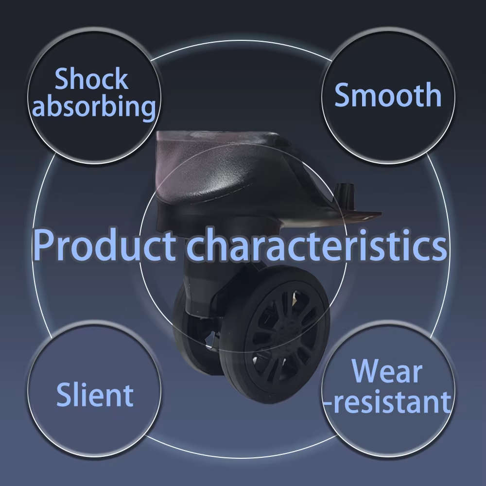 Uniwersalne, ciche kółka do ba – Silent Replacement Luggage Wheels recenzja i cena