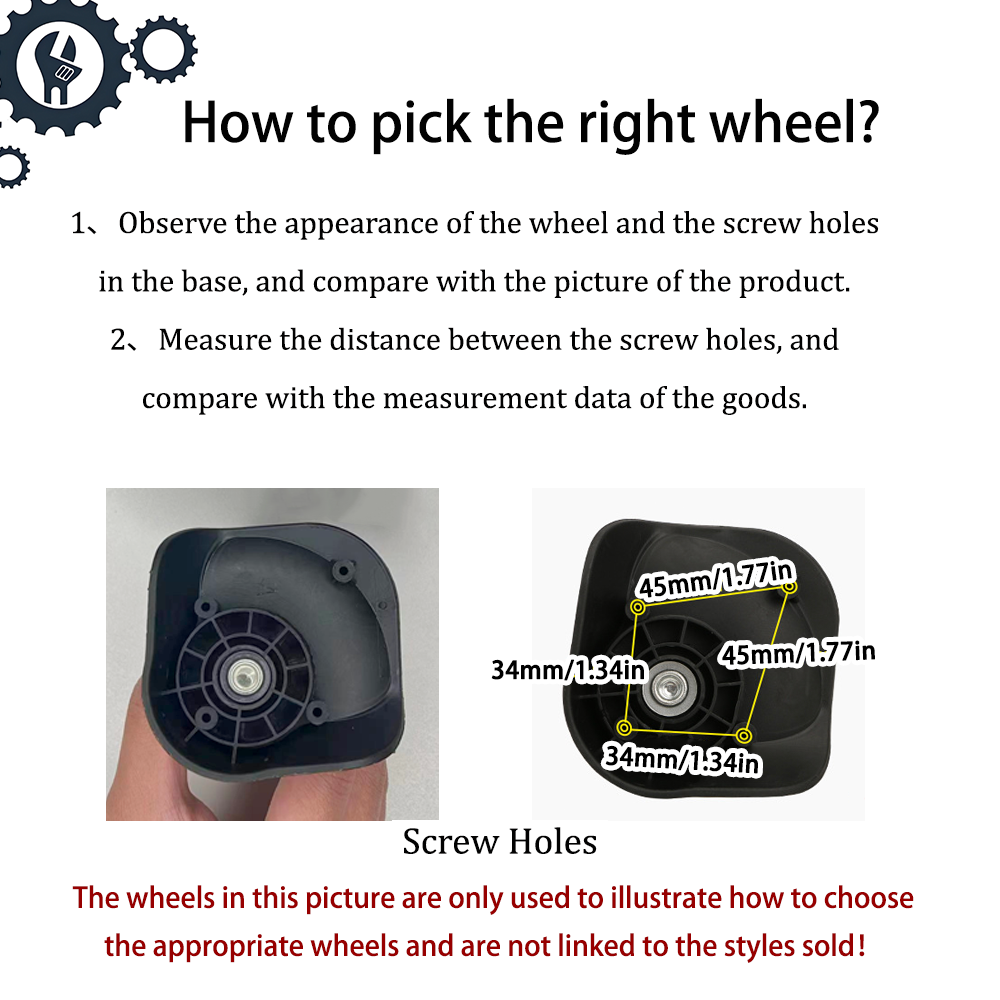 Części zamienne do uniwersalny – Silent Replacement Luggage Wheels recenzja i cena