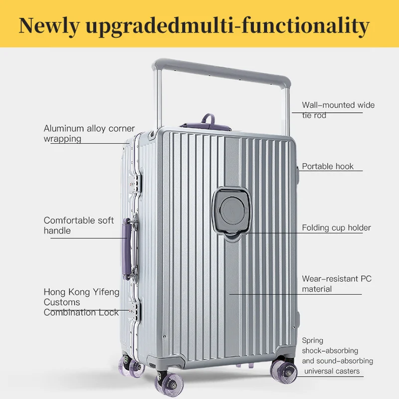 MIGEBAO – wysokiej jakości wal – Aluminum Frame Carry On Luggage recenzja i cena