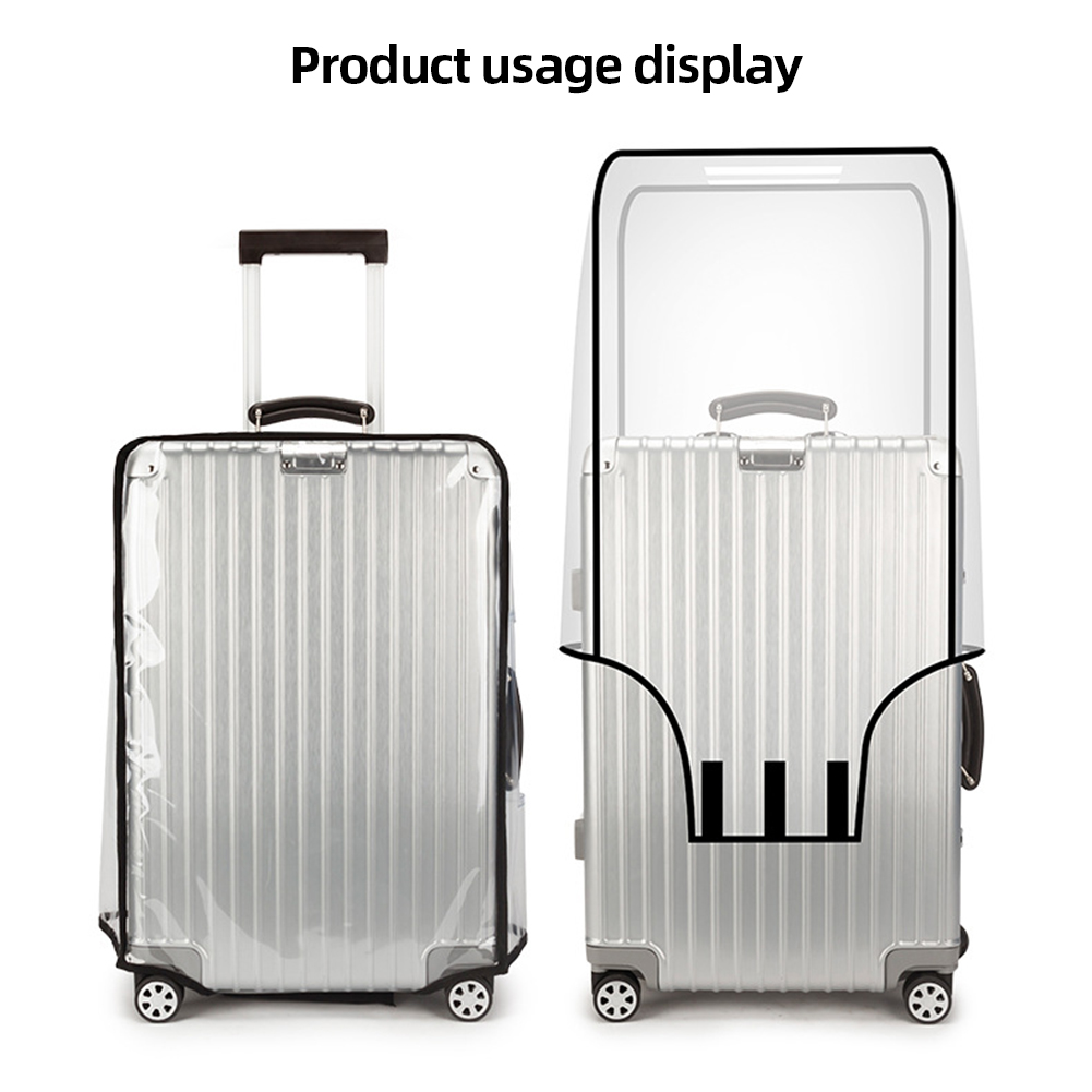 Przezroczysta osłona na walizk – Luggage Protective Cover Transparent recenzja i cena