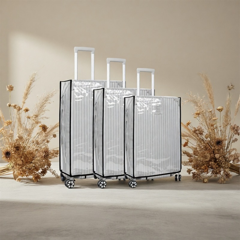 3 szt. Elastyczne, przezroczys – Luggage Protective Cover Transparent recenzja i cena