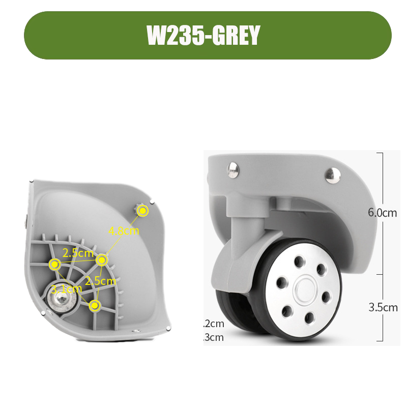 Kółka zamienne do walizek W235 – Silent Replacement Luggage Wheels recenzja i cena