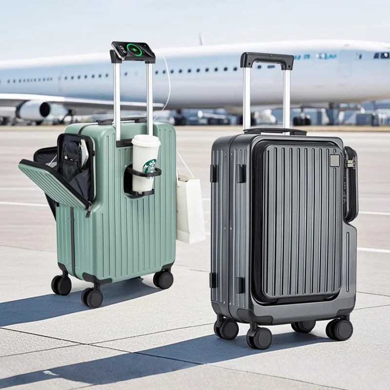 Walizka podróżna z otworem z p – Spinner Wheel Rolling Suitcase 20 Inch recenzja i cena