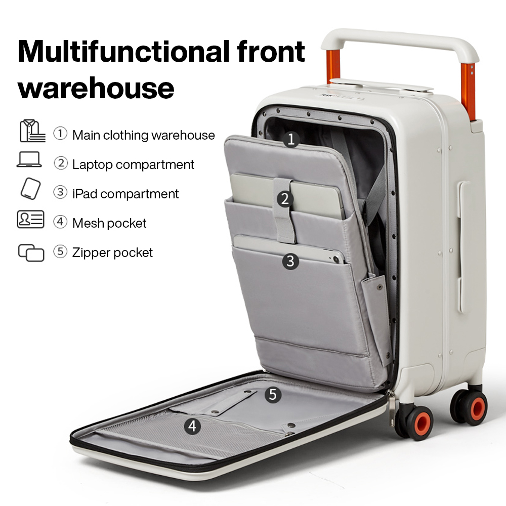 Nowy model walizki Mixi z szer – Aluminum Frame Carry On Luggage recenzja i cena