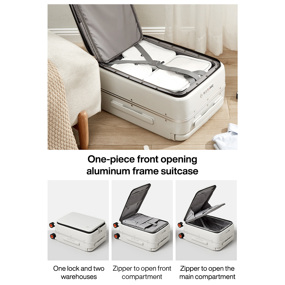 Nowy model walizki Mixi z szer – Aluminum Frame Carry On Luggage recenzja i cena