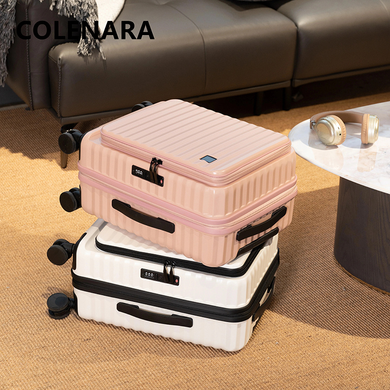 Walizka kabinowa COLENARA z ot – Front Opening Laptop Luggage 24 Inch recenzja i cena