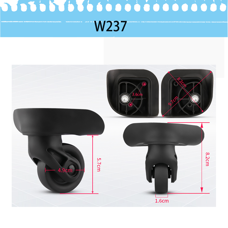 Pasuje do walizek American Tou – Silent Replacement Luggage Wheels recenzja i cena
