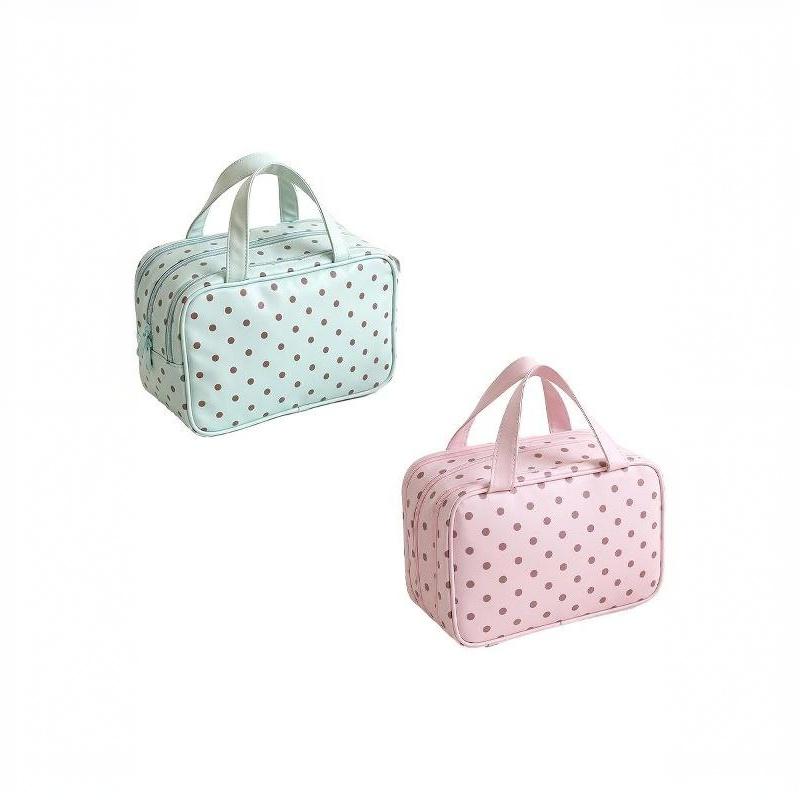 Kosmetyczka w kropki, wodoodpo – Cosmetic Bags recenzja i cena