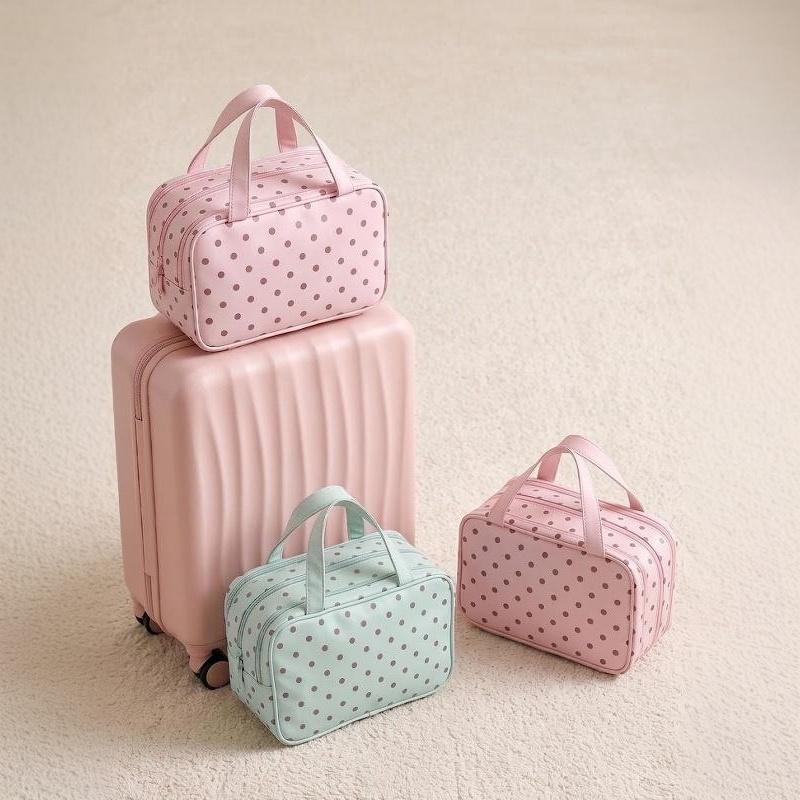 Kosmetyczka w kropki, wodoodpo – Cosmetic Bags recenzja i cena